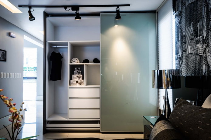 Two-door wardrobe
