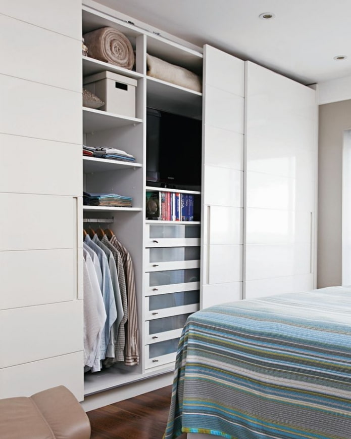 Shelves and drawers