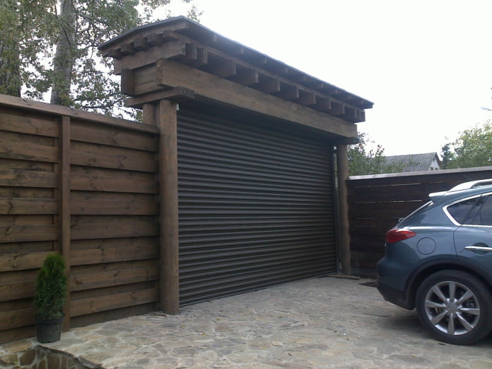 pergola over the gate