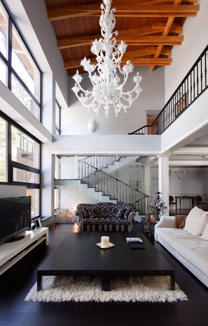 modern house in loft style