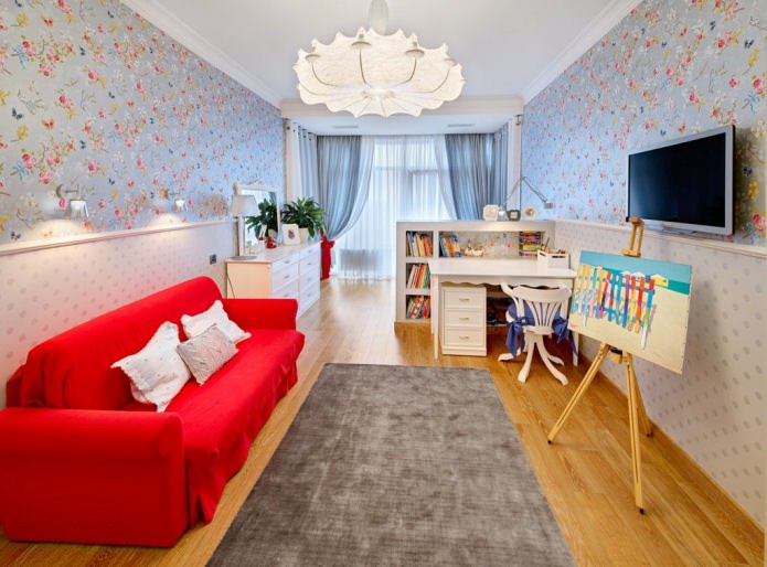 different types of wallpaper in the nursery