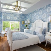 Wallpaper for the bedroom-11
