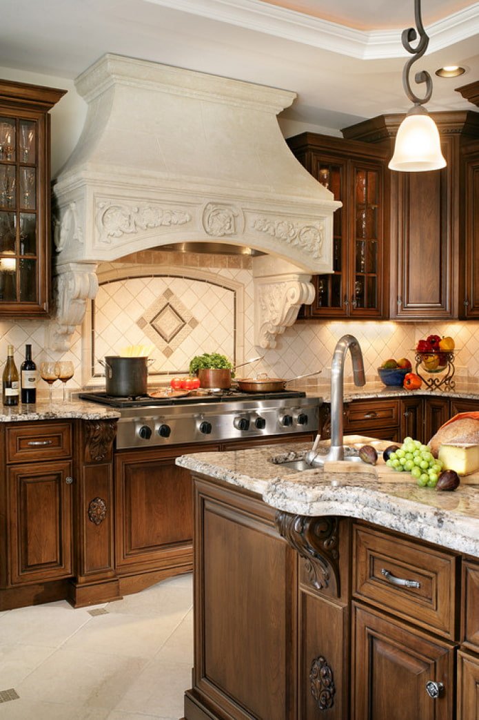 kitchen hood decor 
