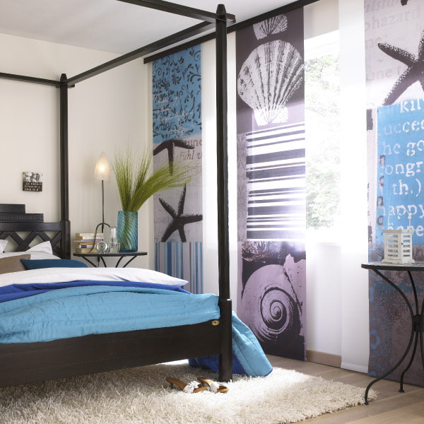 Japanese panels with photo print