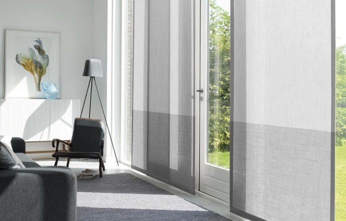 Japanese linen panels