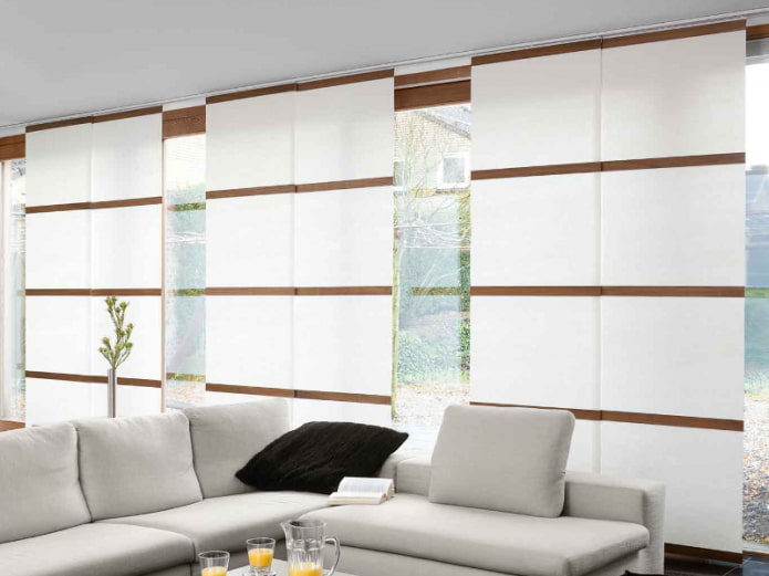 Japanese panels made of rice paper