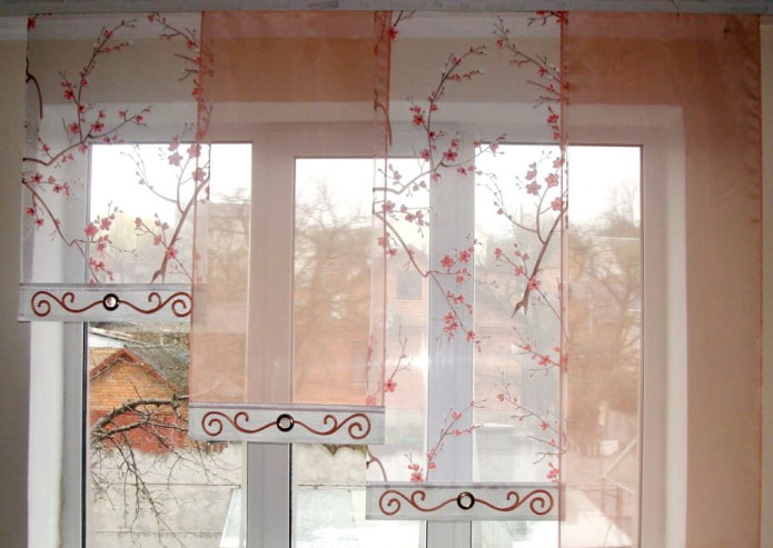 Japanese canvases with sakura images