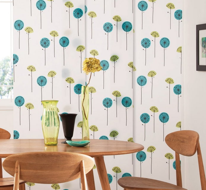 Japanese canvases with a floral
