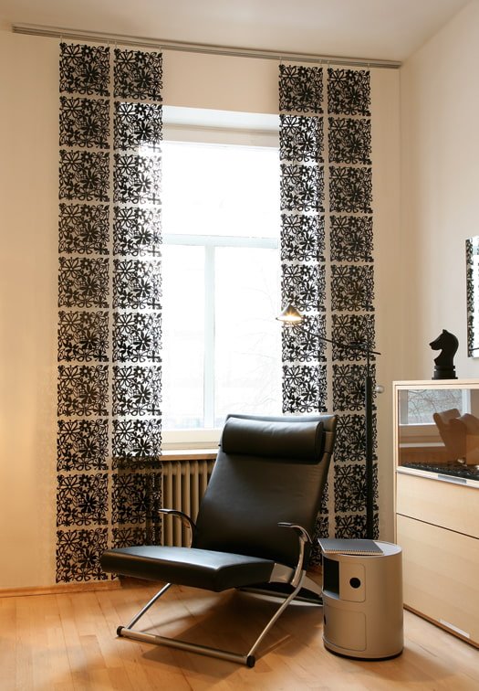 openwork Japanese panels in the interior
