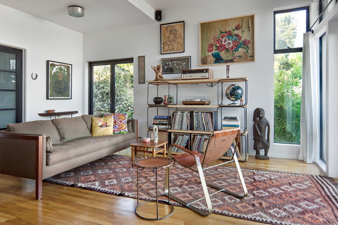 Carpet in a modern interior