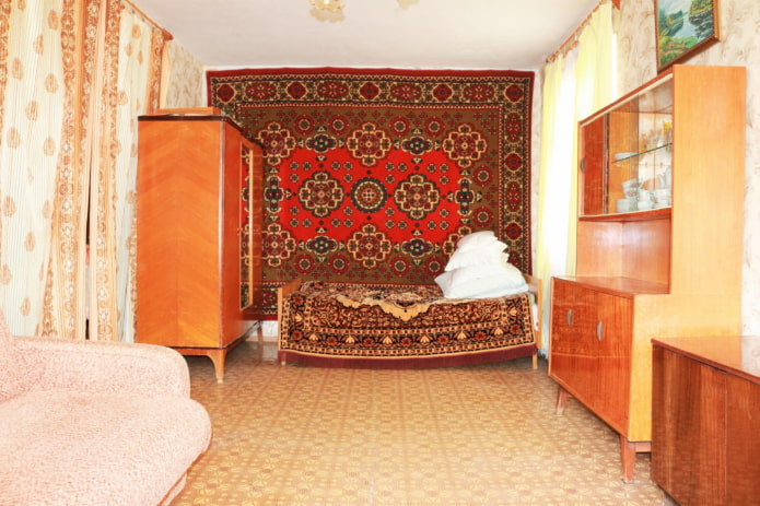 A carpet as a decoration