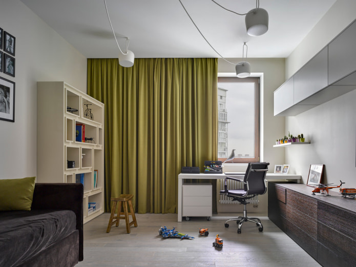 long blackout curtain