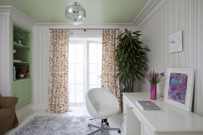 pistachio ceiling covering shade