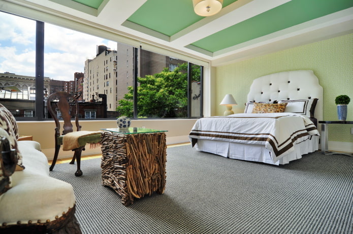 mint shade ceiling covering