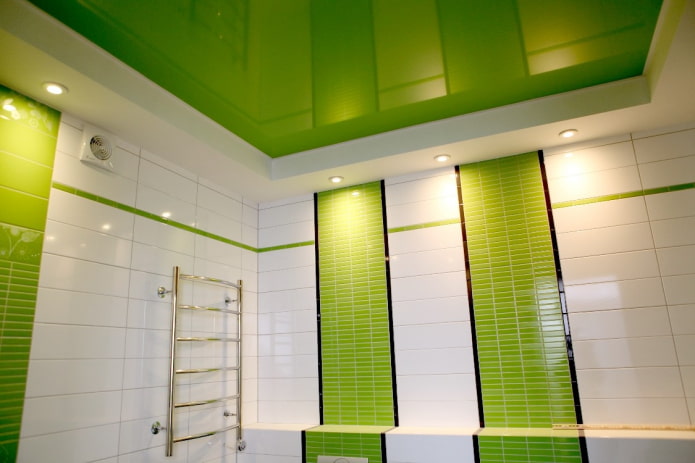 green stretch fabric