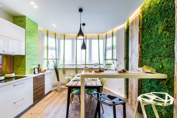 kitchen in eco-style