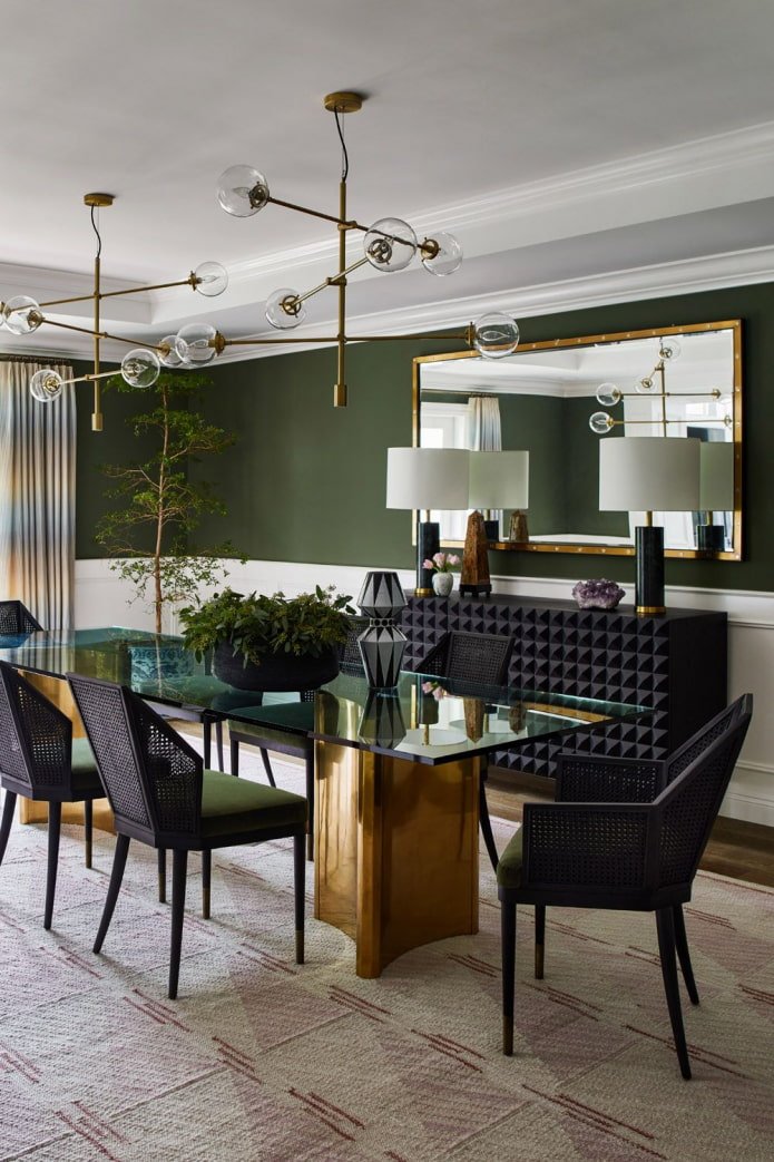 green and black combination
