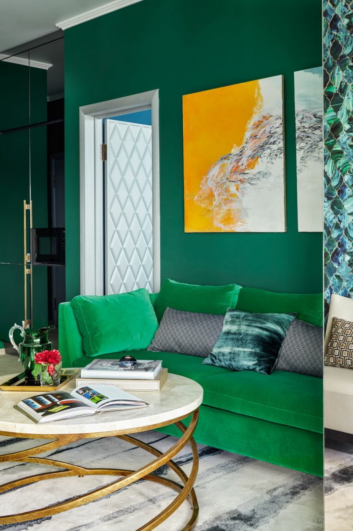 decorate green walls