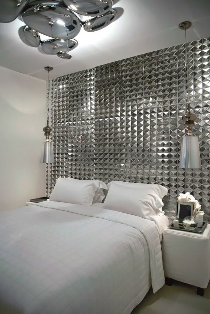 mosaic in the bedroom