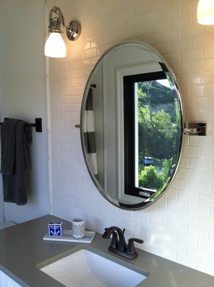 mirror product with beveled edges