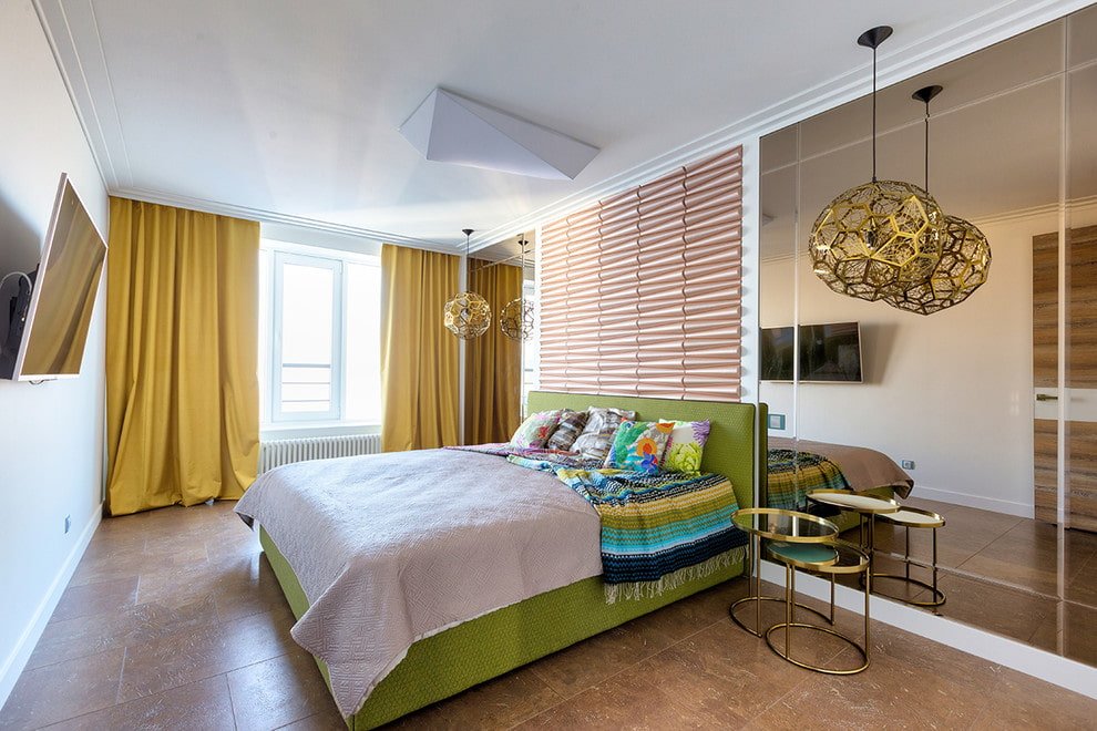 mirror in the bedroom