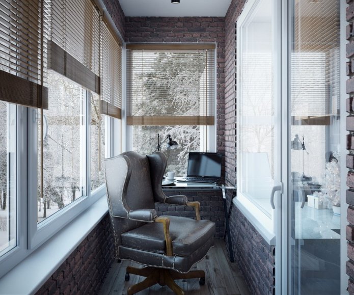 blinds on the balcony