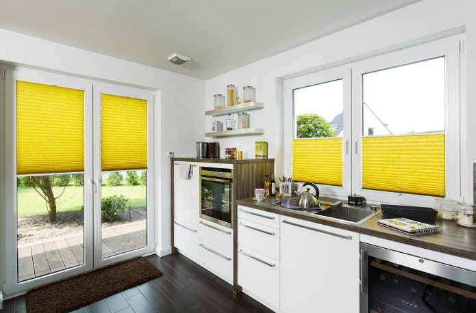 Bright yellow tones