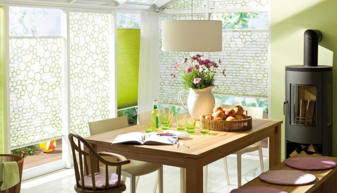 Blinds at the dacha