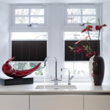 Blinds for the kitchen - secrets of a stylish and practical interior-3