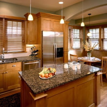 Blinds for the kitchen - secrets of a stylish and practical interior-8