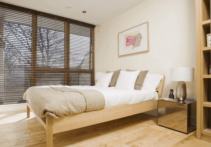 wooden blinds