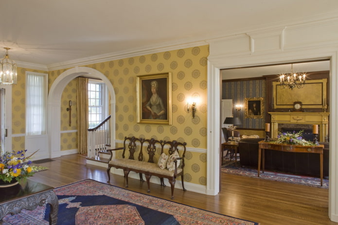 hallway in a classic style