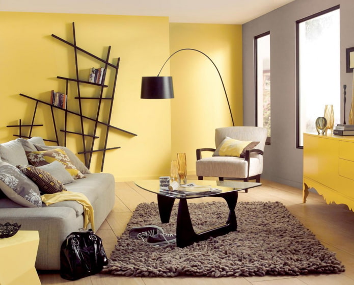 yellow wall