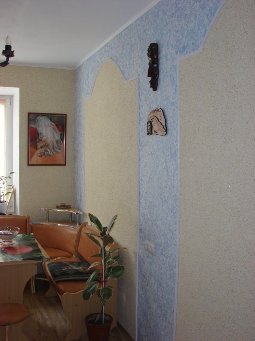 liquid wallpaper pattern in the form of a panel