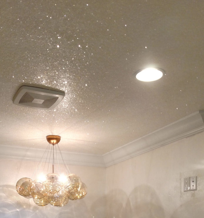 liquid wallpaper with glitter