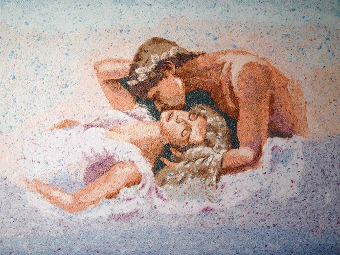 painting from liquid wallpaper
