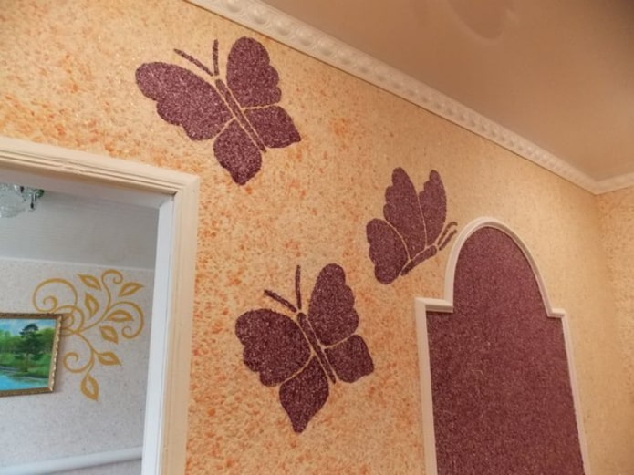 butterfly pattern on the wall