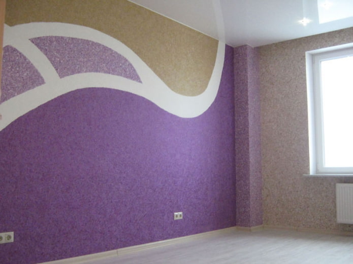 wave pattern on the wall
