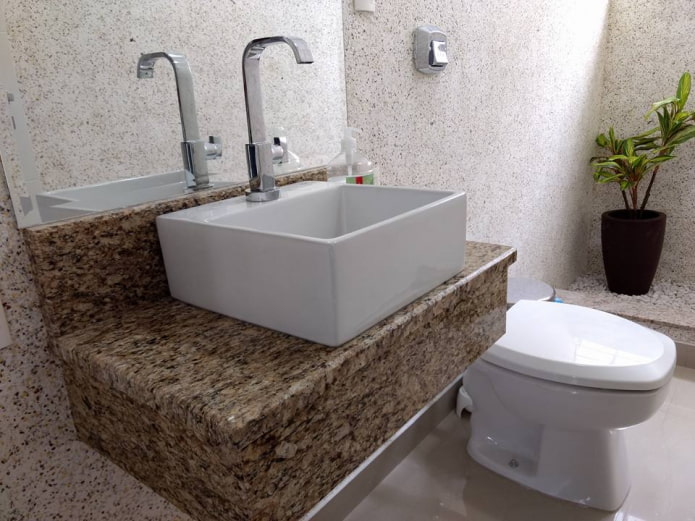 toilet with liquid wallpaper