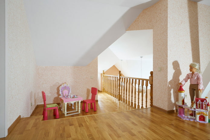 liquid wallpaper in the nursery