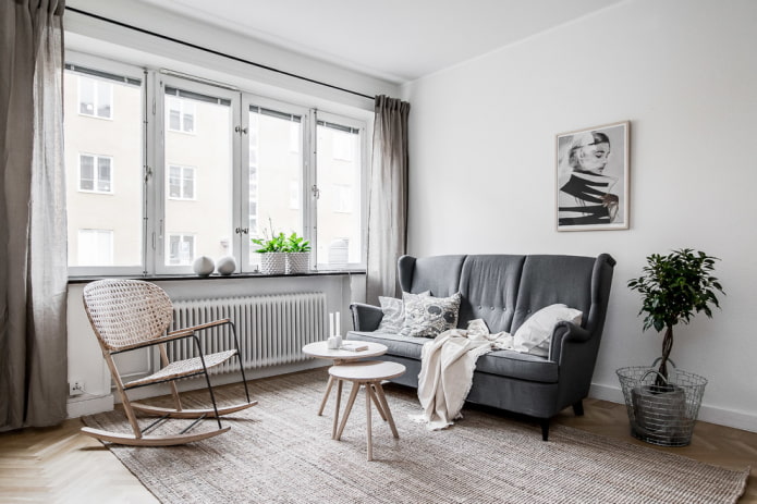 Scandinavian style coffee table