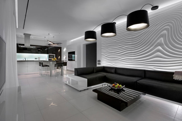 high-tech style coffee table