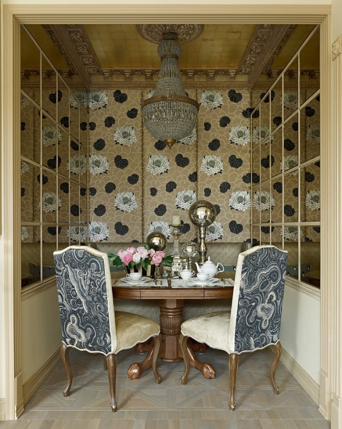 flowers on the walls