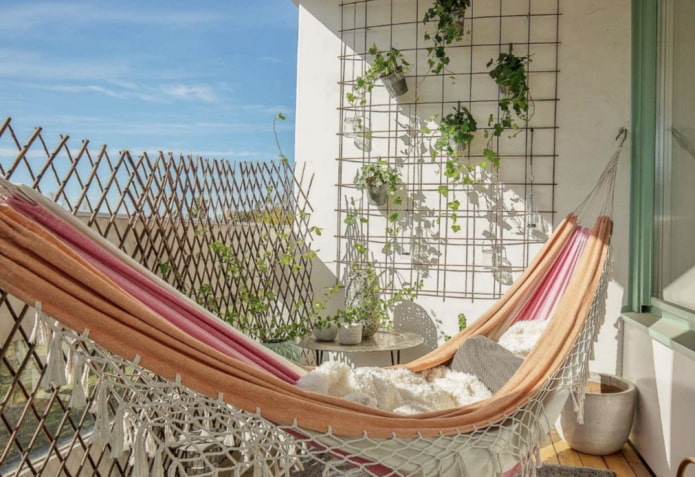 Hammock on the balcony