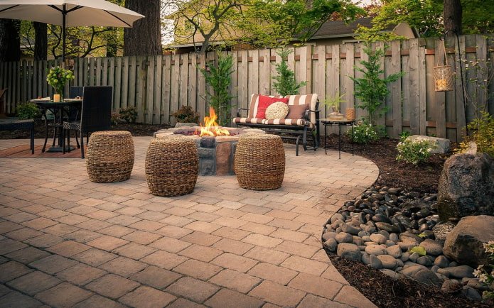 patio near the house