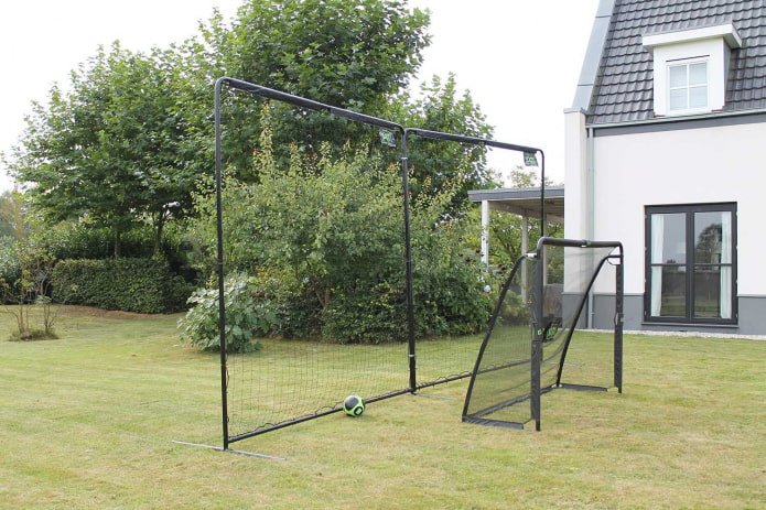 football field on the plot