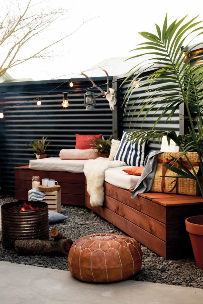 stylish recreation area