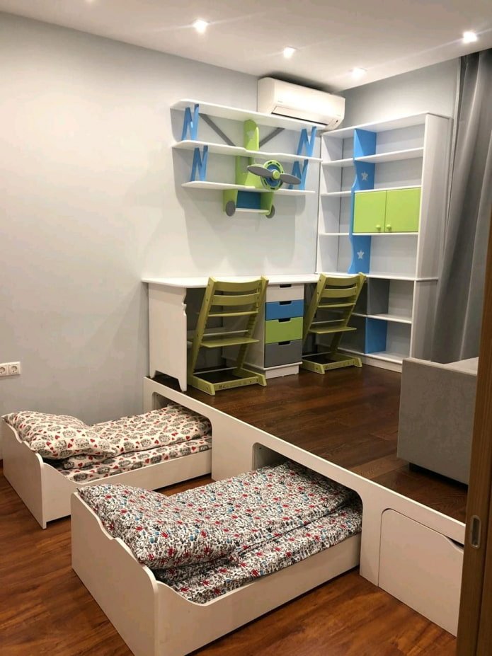 podium in a children's room