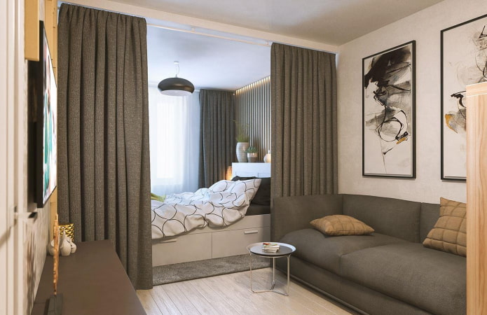 zoning with curtains