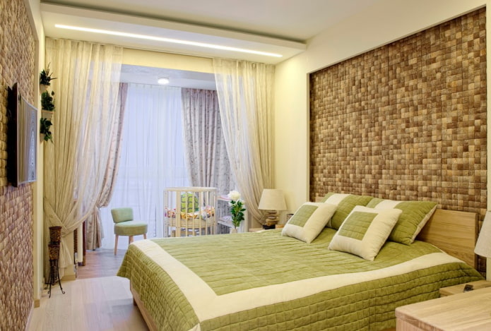 zoning in the interior of a children's bedroom